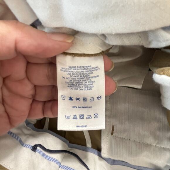 Lands End Pants Mens 38 Traditional Fit Khakis Business‎ Casual Office Formal - Picture 4 of 8